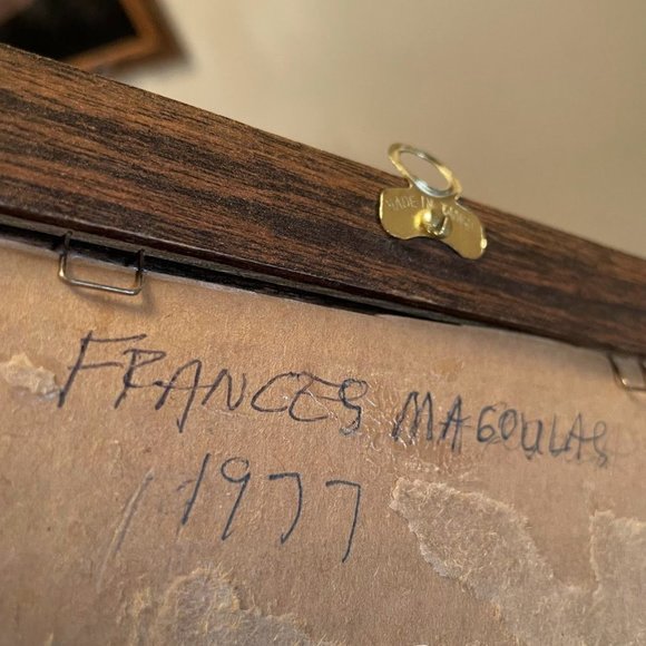 Vintage Shell Floral Handcrafted Picture Set (2) - Picture 9 of 13